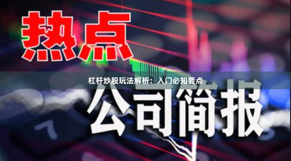 杠杆炒股玩法解析：入门必知要点